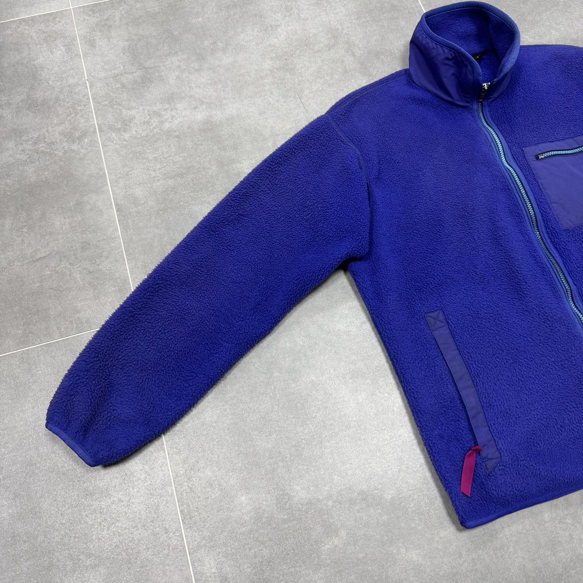 Patagonia × Vintage Vintage Patagonia Nylon Pocket Full Zip Fleece Jacket 90s Size US M / EU 48-50 / 2 - 3 Thumbnail