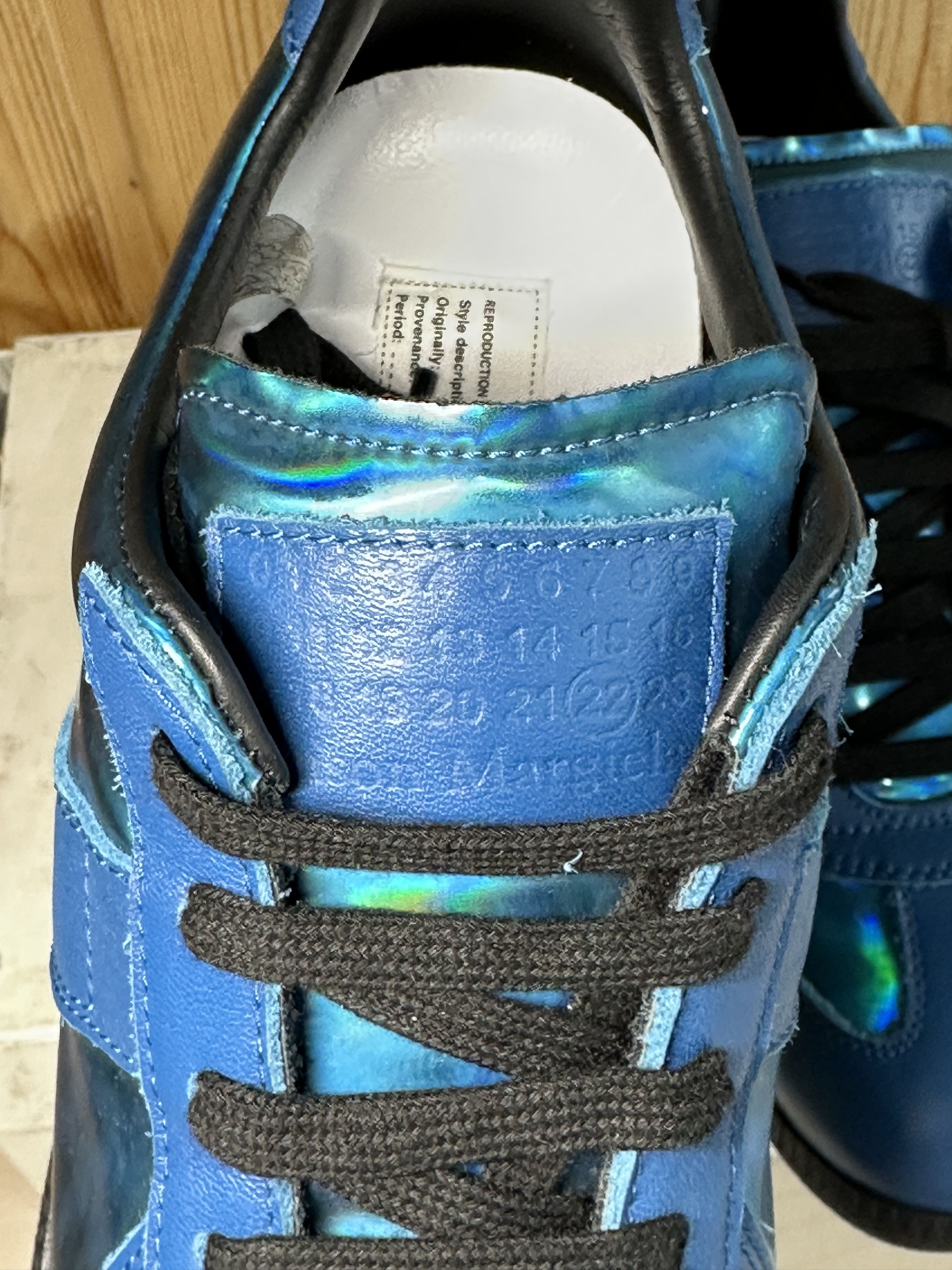 Maison Margiela Maison Margiela Gats Blue Iridescent Size US 9 / EU 42 - 7 Thumbnail