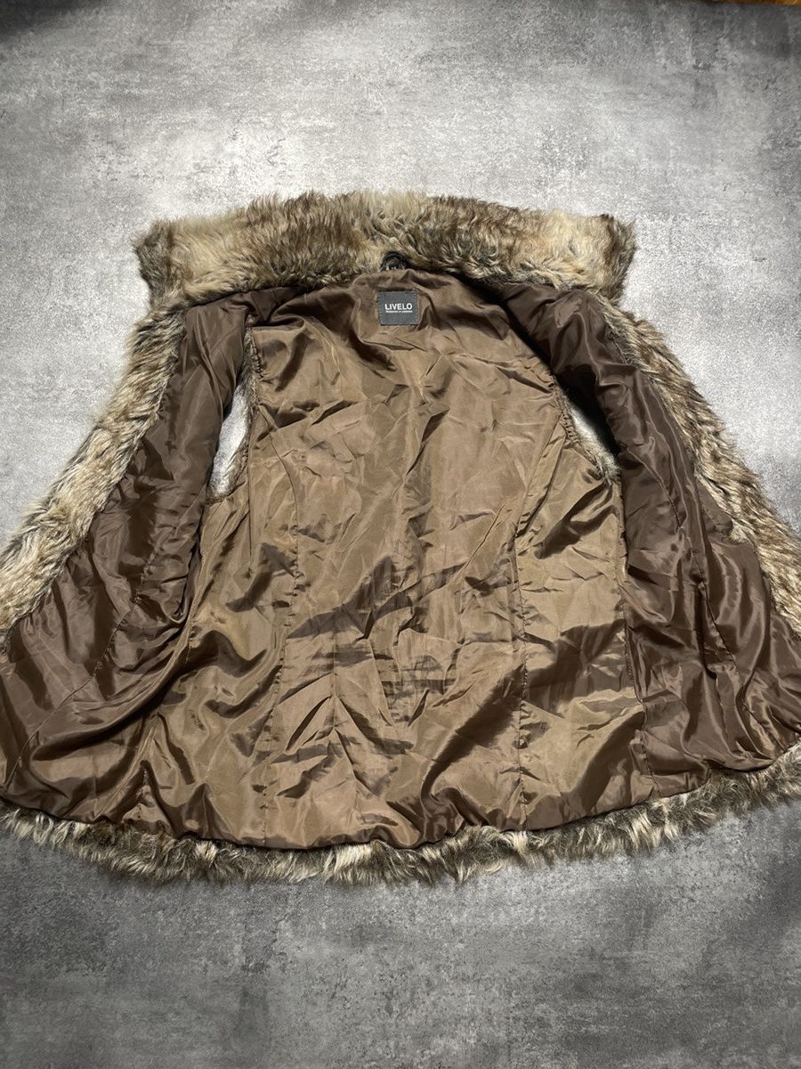 Vintage 🔥Offer🔥Vintage Fur Jacket Hype Streetwear Luxury Premium y2k Size M / US 6-8 / IT 42-44 - 4 Thumbnail