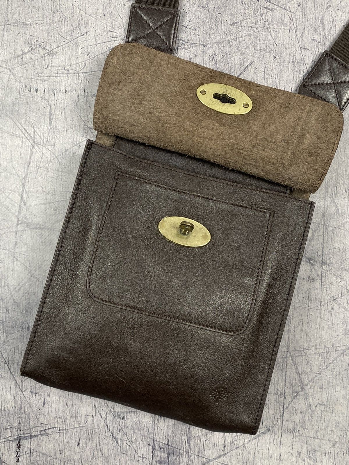 Mulberry × Vintage Vintage Brown Mulberry bag Antony Messenger Size ONE SIZE - 8 Thumbnail