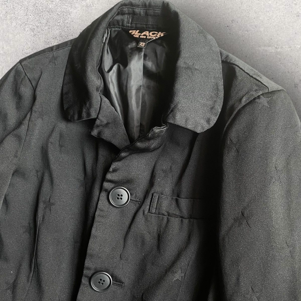 Black Star Jacquard Poly Blazer