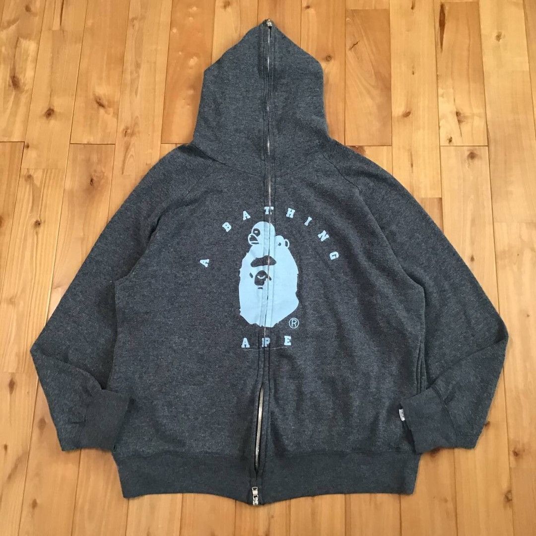Bape BAPE Milo College Logo Full Zip Hoodie a bathing ape NIGO Size US L / EU 52-54 / 3 - 1 Thumbnail