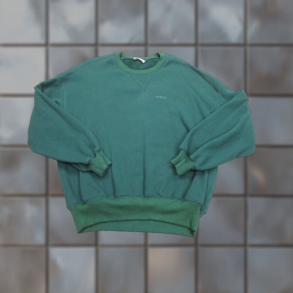 Vintage Sablyn Sweater Womens Medium Green Sweatshirt Crewneck Oversized Baggy Big Loose Size M / US 6-8 / IT 42-44 - 1 Thumbnail
