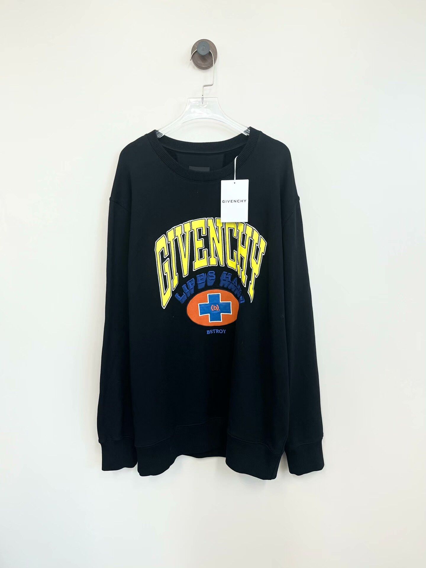 Givenchy Givenchy x Bstroy Embroidered Logo Sweatshirt Size US S / EU 44-46 / 1 - 1 Thumbnail