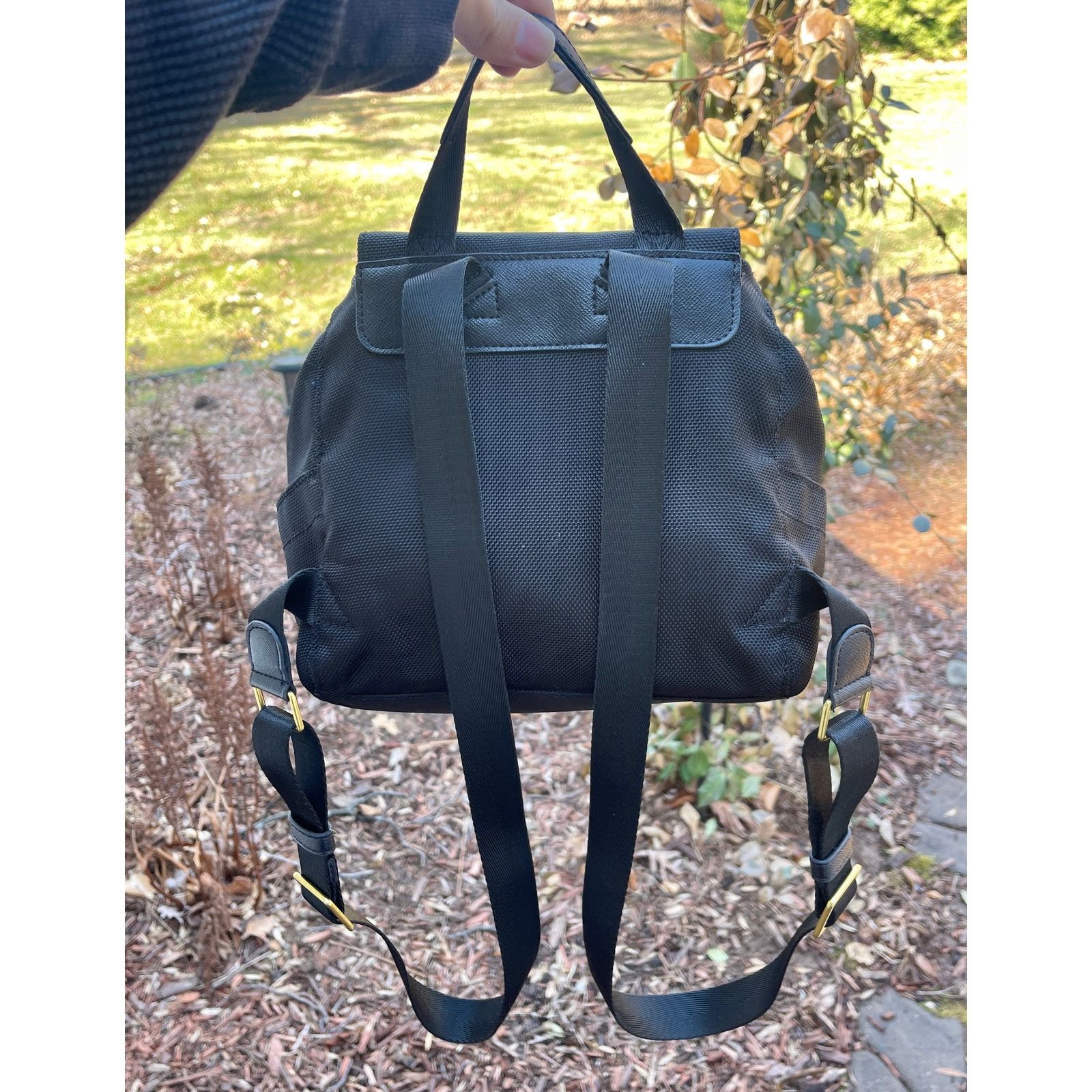 Tory Burch RARE Tory Burch Nylon Flower Child Appliqué Backpack – 2015 Size ONE SIZE - 5 Thumbnail