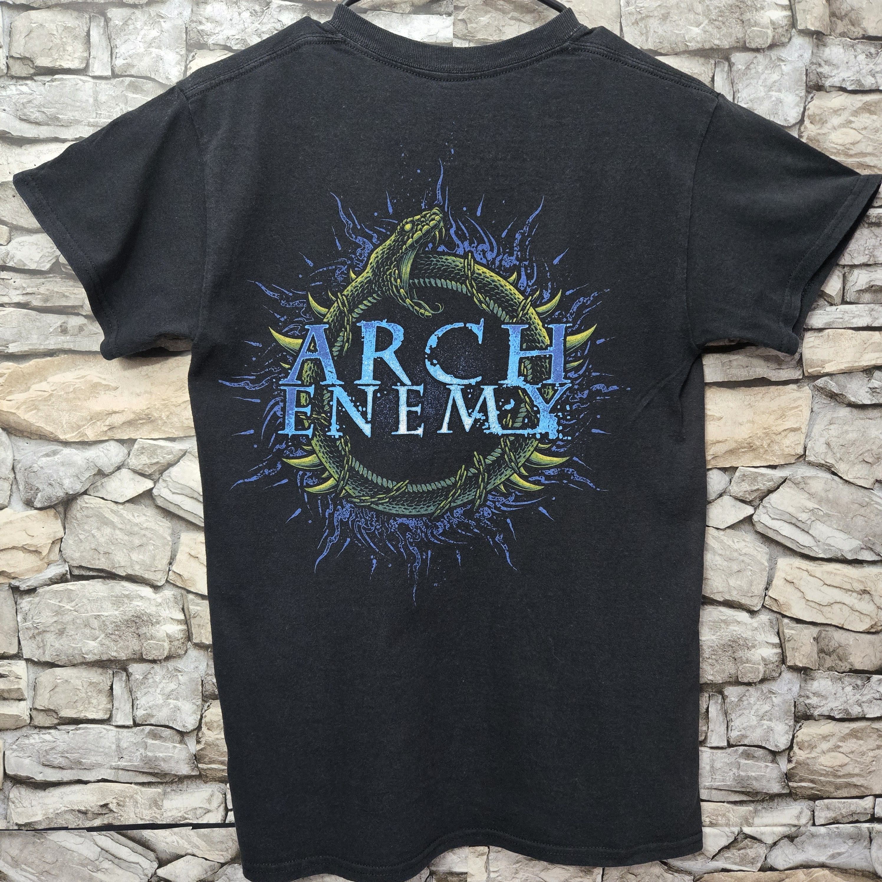 Fruit Of The Loom Fruit of the loom HD Black and blue Arch Enemy band tee Size US S / EU 44-46 / 1 - 2 Thumbnail