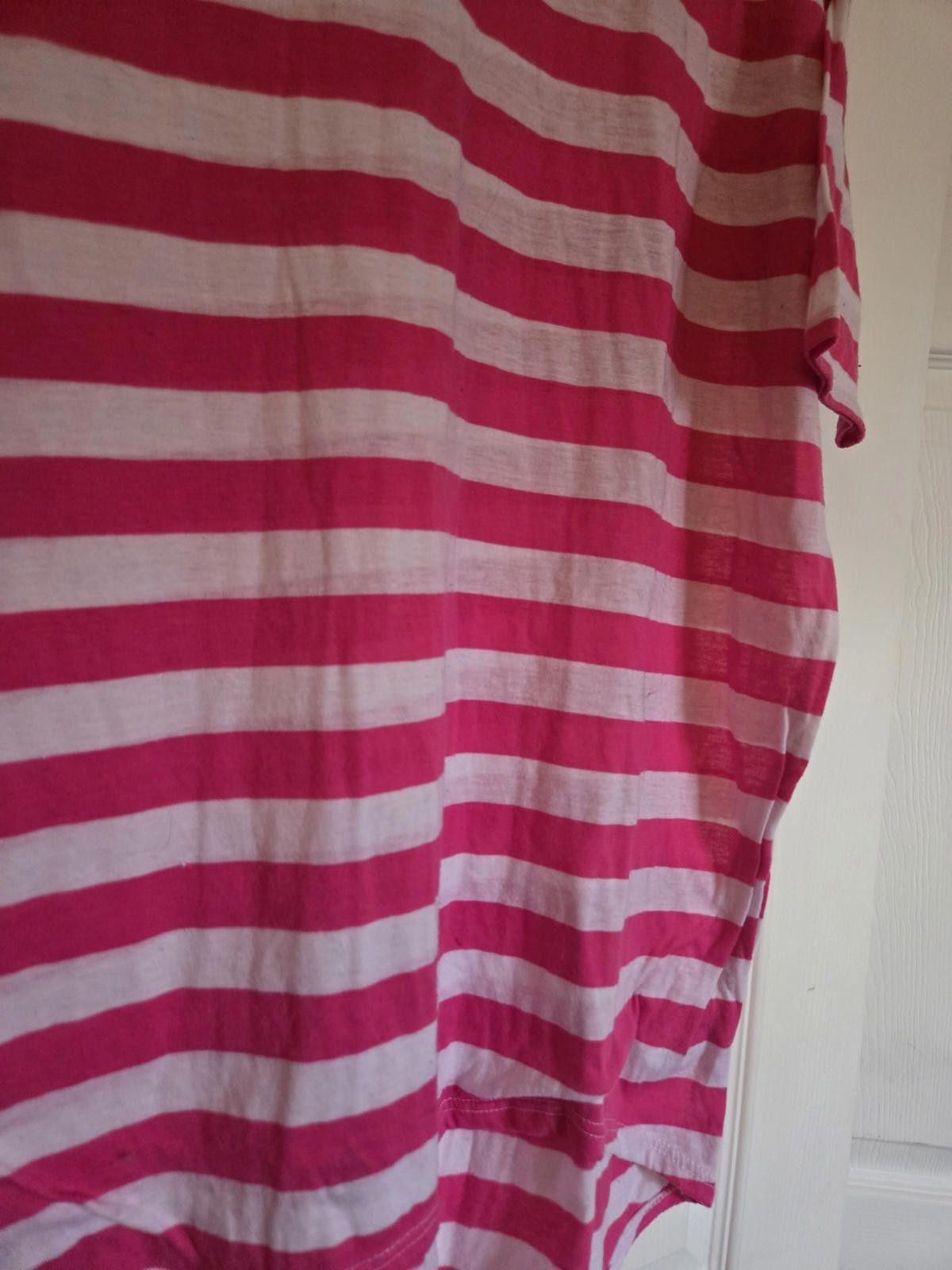 Other Lularoe Irma Tunic Pink & White Striped Size S Small Oversiz Size S / US 4 / IT 40 - 6 Thumbnail