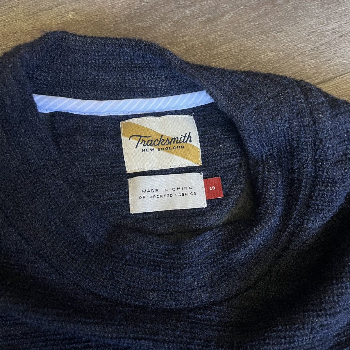 Tracksmith New England Tracksmith New England Rapid Transit Crew Sweater Navy Size US S / EU 44-46 / 1 - 5 Thumbnail