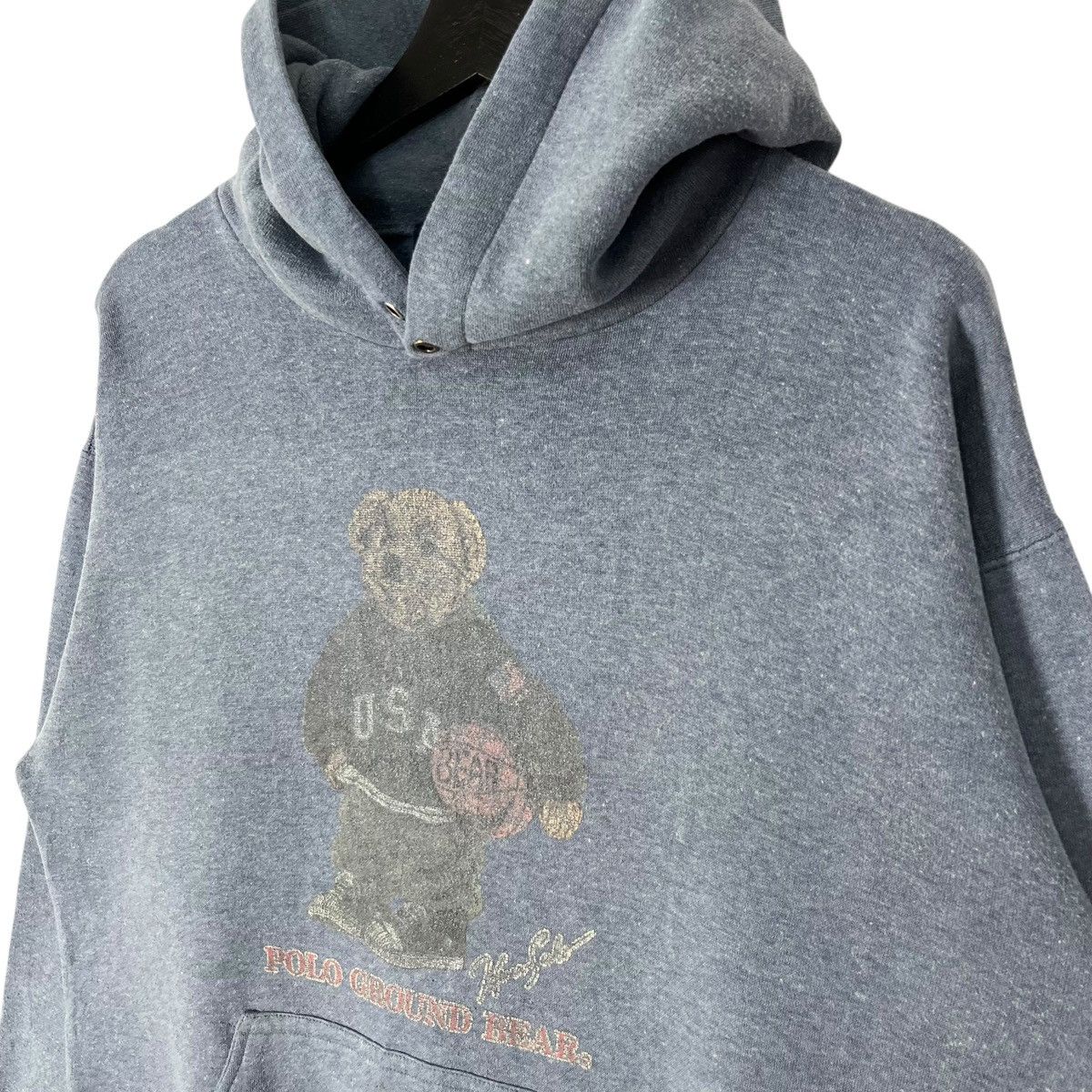 Polo Ralph Lauren × Ralph Lauren Vintage Ralph Lauren Polo Ground Bear Pullover Hoodie Size US M / EU 48-50 / 2 - 4 Thumbnail
