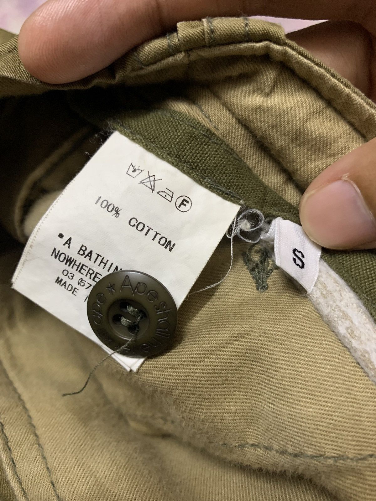 Bape Vintage Bape Cargo Military Pants Size US 32 / EU 48 - 10 Thumbnail