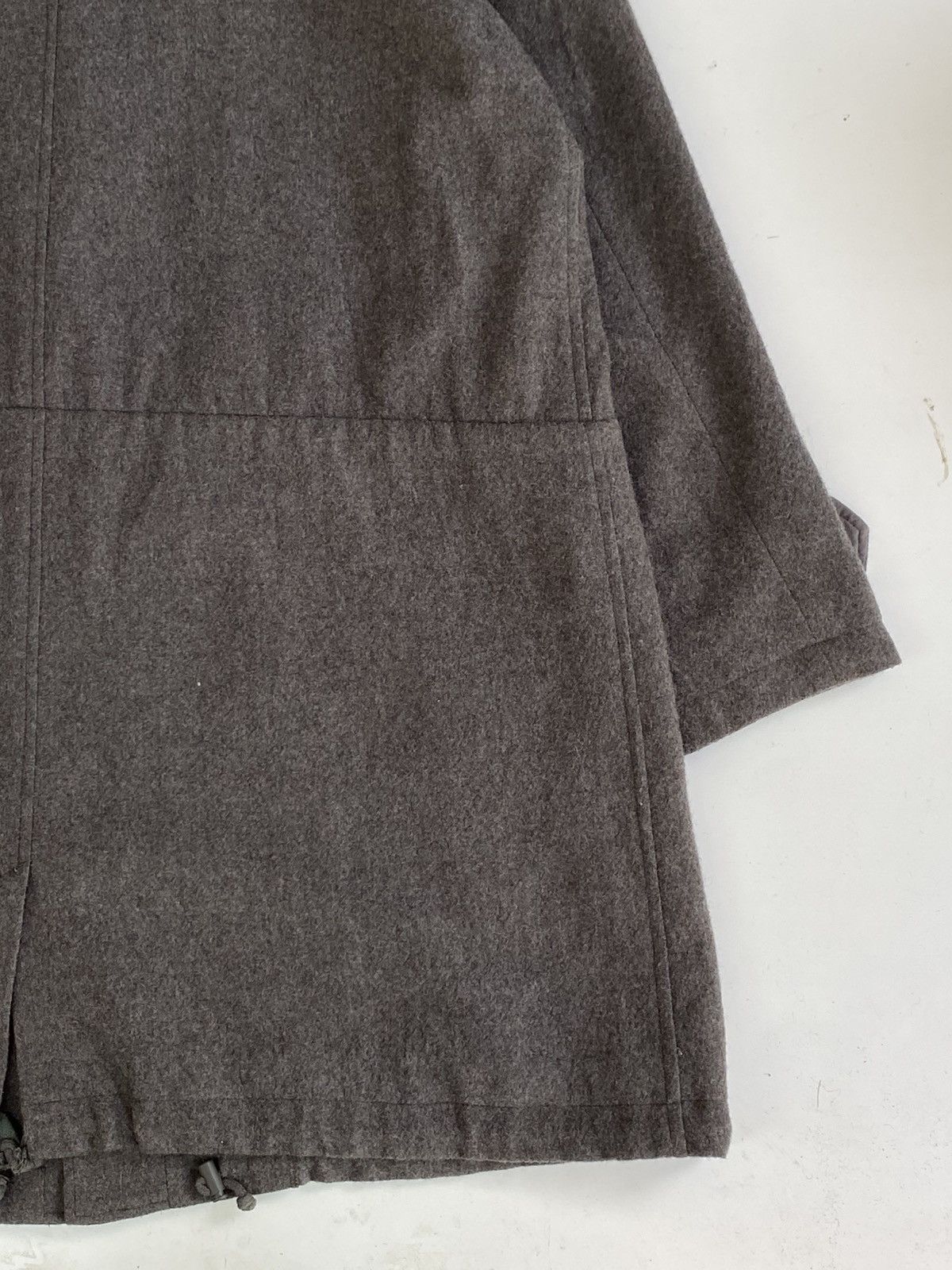 Issey Miyake Vintage Issey Miyake Plantation 100% Wool Heavy Hooded Parka Size US L / EU 52-54 / 3 - 8 Thumbnail