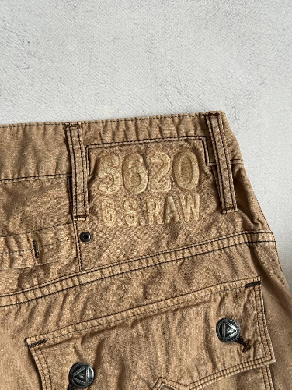 G-Star Vintage G Star Raw Pants Straight Big Logo Embroidered 96 Size US 34 / EU 50 - 6 Thumbnail