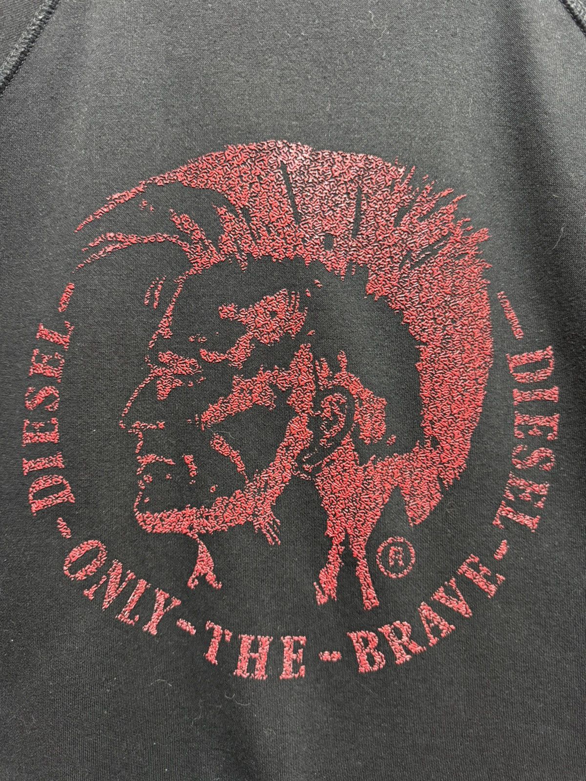 Diesel Vintage Diesel Pull Over SweatShirt Only The Brave Men's Size US M / EU 48-50 / 2 - 2 Thumbnail