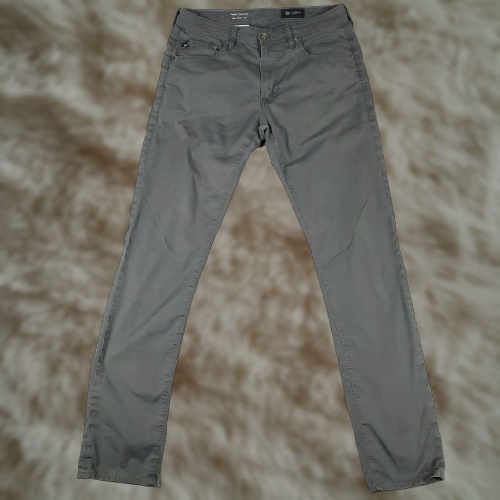 Vintage AG Adriano Goldschmied Jeans Mens 31x34 The Tellis Modern Slim Pants Gray Shirt? Size US 31 - 1 Thumbnail