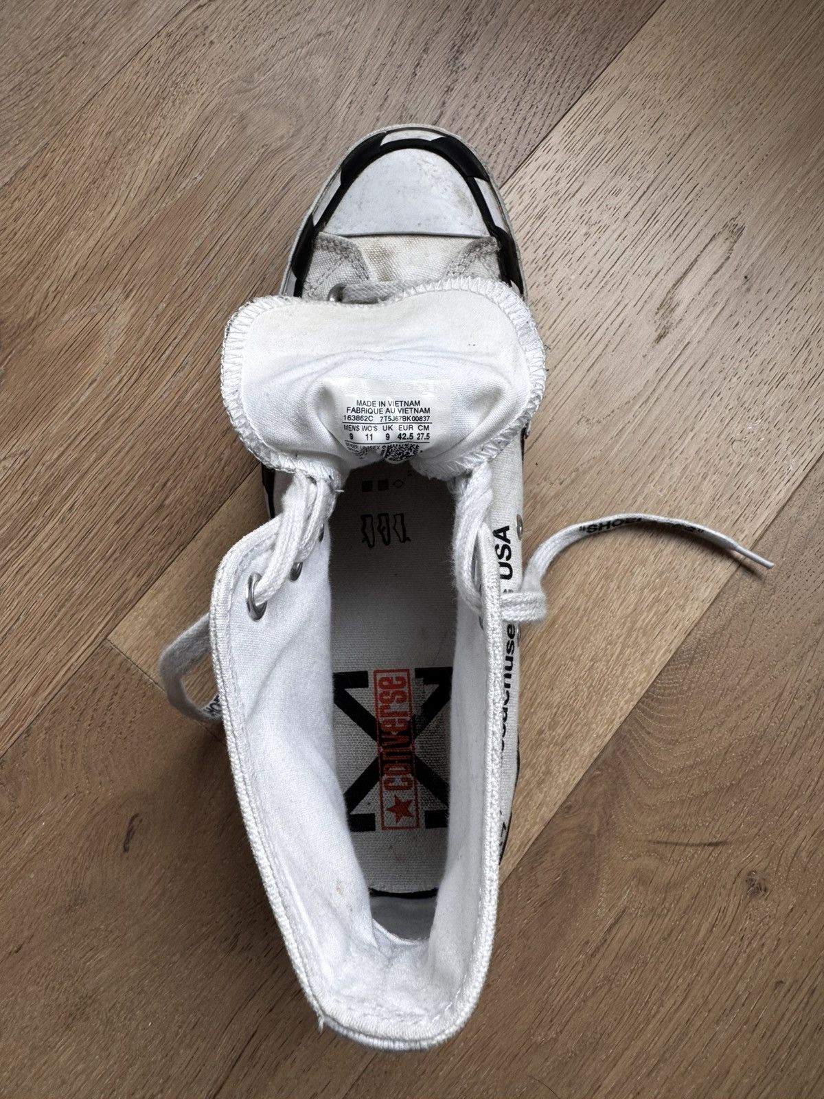 Converse × Off-White Off-White x Chuck 70 Sneakers Size US 9 / EU 42 - 5 Thumbnail