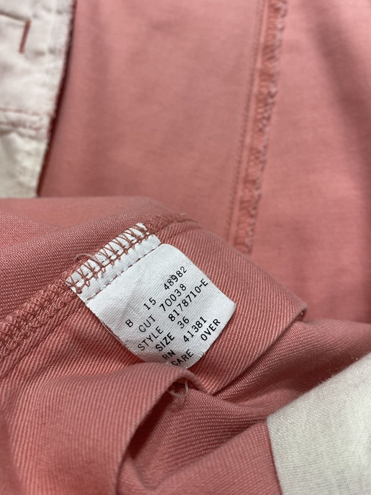 Polo Ralph Lauren 80’s Vintage Polo Ralph Lauren Salmon Pink Chino Shorts Size US 36 / EU 52 - 3 Thumbnail