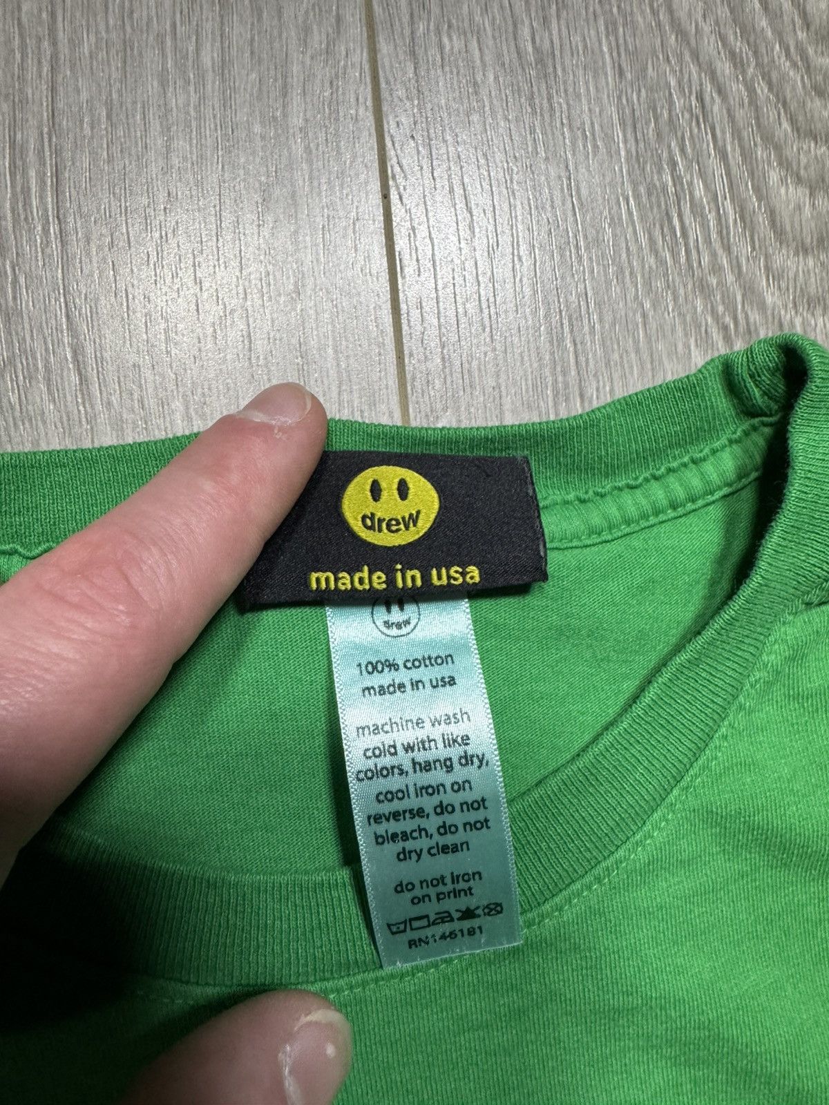 Drew House Drew House Dino T Shirt Men’s Size Small Green Size US S / EU 44-46 / 1 - 4 Thumbnail