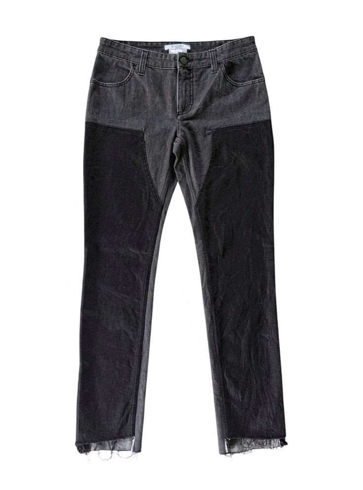 Givenchy GIVENCHY Jeans pants Double Kne Two Tone Panelled Jeans Size 25" / US 0 / IT 36 - 1 Thumbnail