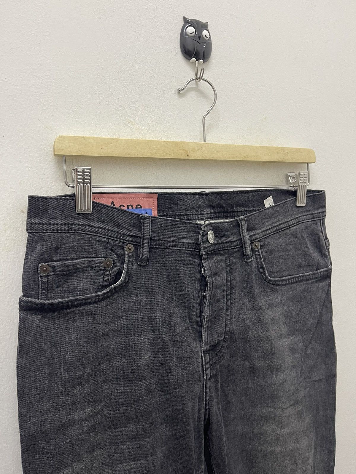 Acne Studios Rare ACNE STUDIOS Bla Konst Black Denim Size US 29 - 6 Thumbnail