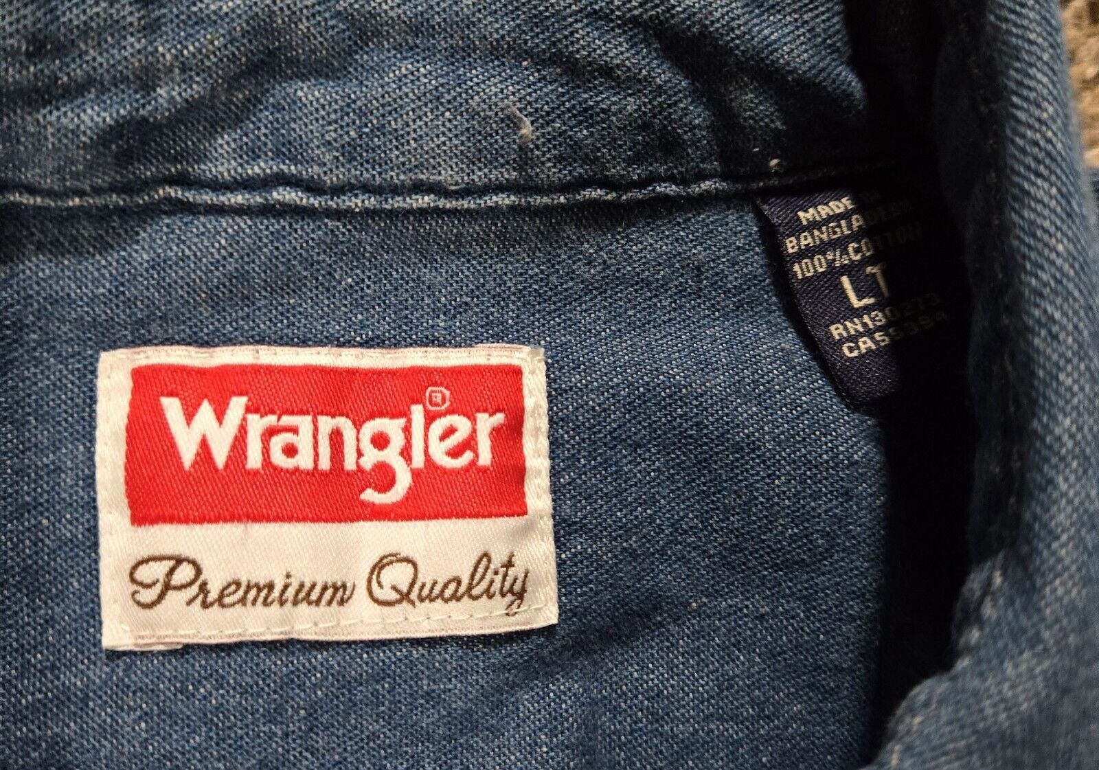 Wrangler Wrangler Premium Quality Long Sleeve Button Up Shirt LT Size US L / EU 52-54 / 3 - 10 Thumbnail