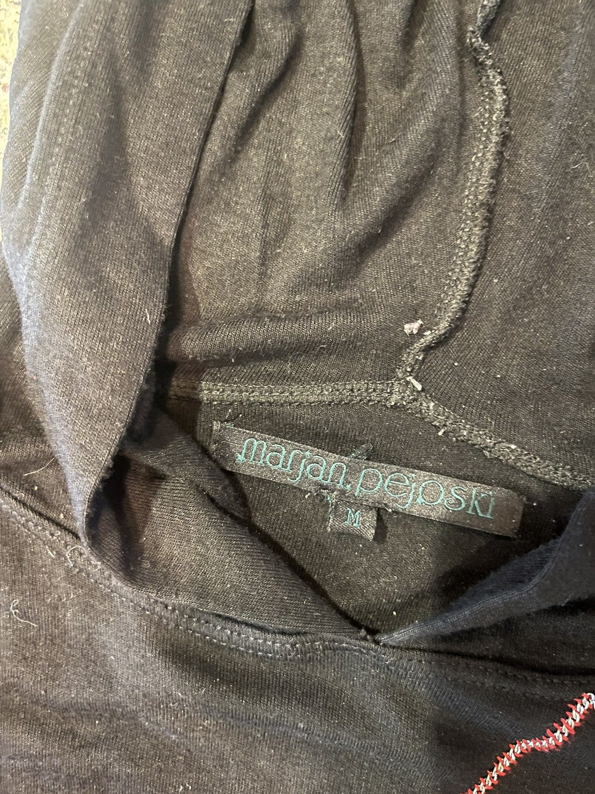Marjan Pejoski Silver Chain Spider Web Hoodie. Size US M / EU 48-50 / 2 - 4 Thumbnail