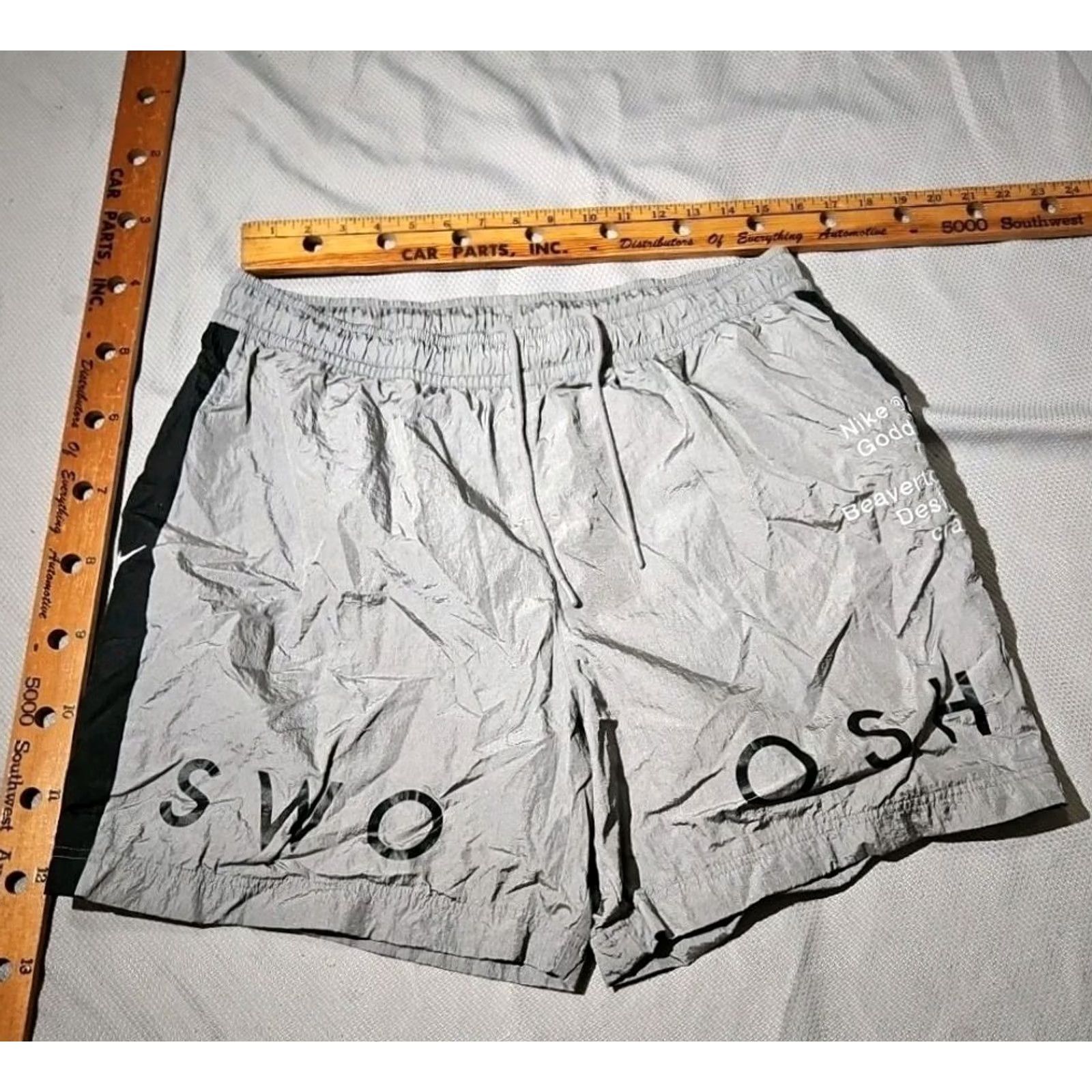 Nike Nike Shorts Mens XL Gray NSW Woven Active Nylon SWOOSH Beaverton CJ4904-073 Pant Size US 36 / EU 52 - 2 Thumbnail