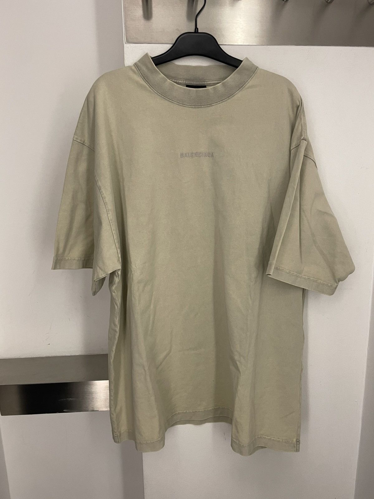 Balenciaga New Balenciaga Back T-Shirt Medium Fit Size US XL / EU 56 / 4 - 1 Thumbnail