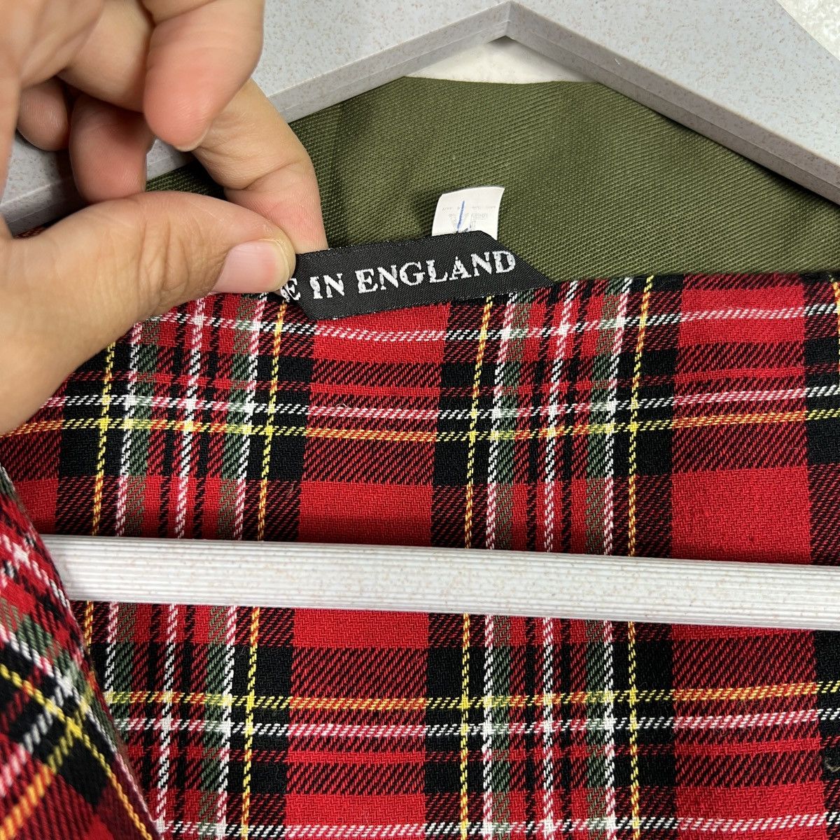 Vintage 🔥 VINTAGE HARRING TARTAN LINING BOMBER JACKET MADE IN UK Size US XL / EU 56 / 4 - 15 Thumbnail