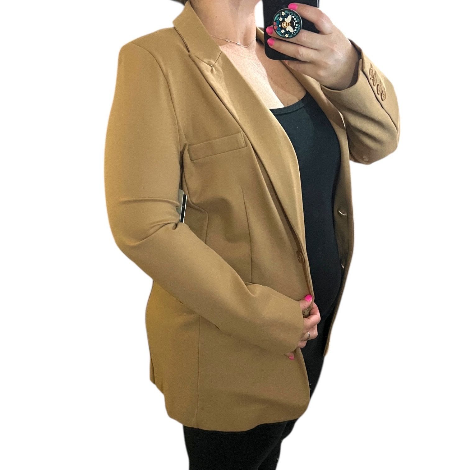 Other Alexis Oversized Button Cuff 2 Pocket Long Sleeve Blazer Size M / US 6-8 / IT 42-44 - 5 Thumbnail