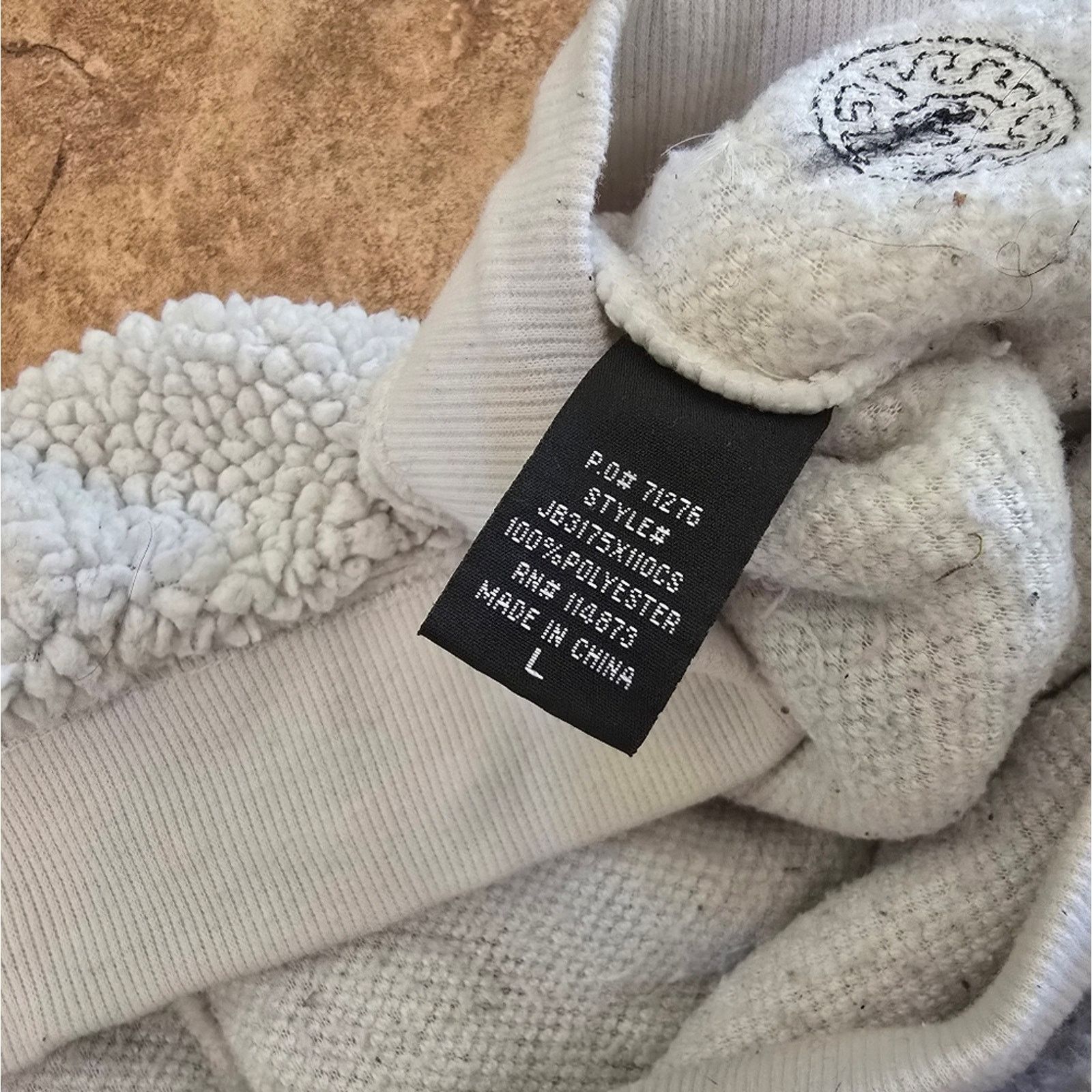 Other Cream Snowman Sherpa Comfy Sweats Size 34" / US 12 / IT 48 - 3 Thumbnail