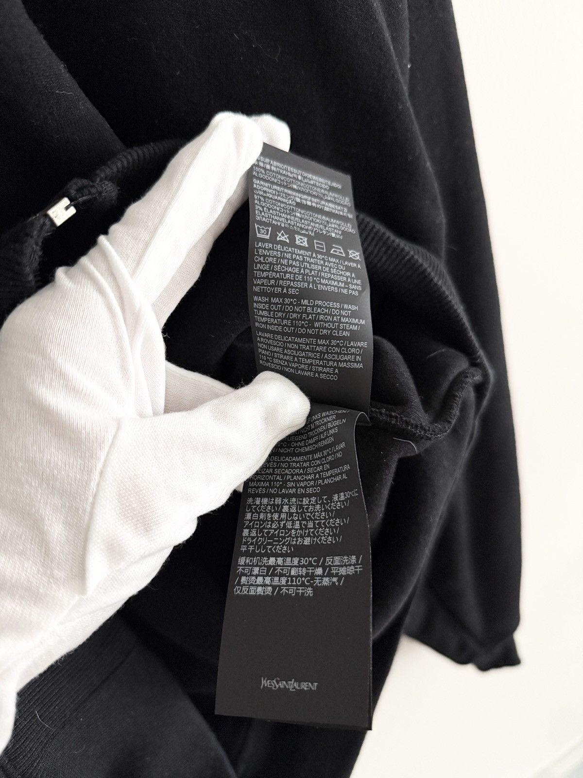 Saint Laurent Paris Saint Laurent Heavy Cotton Zip Up Hoodie Size US S / EU 44-46 / 1 - 7 Thumbnail