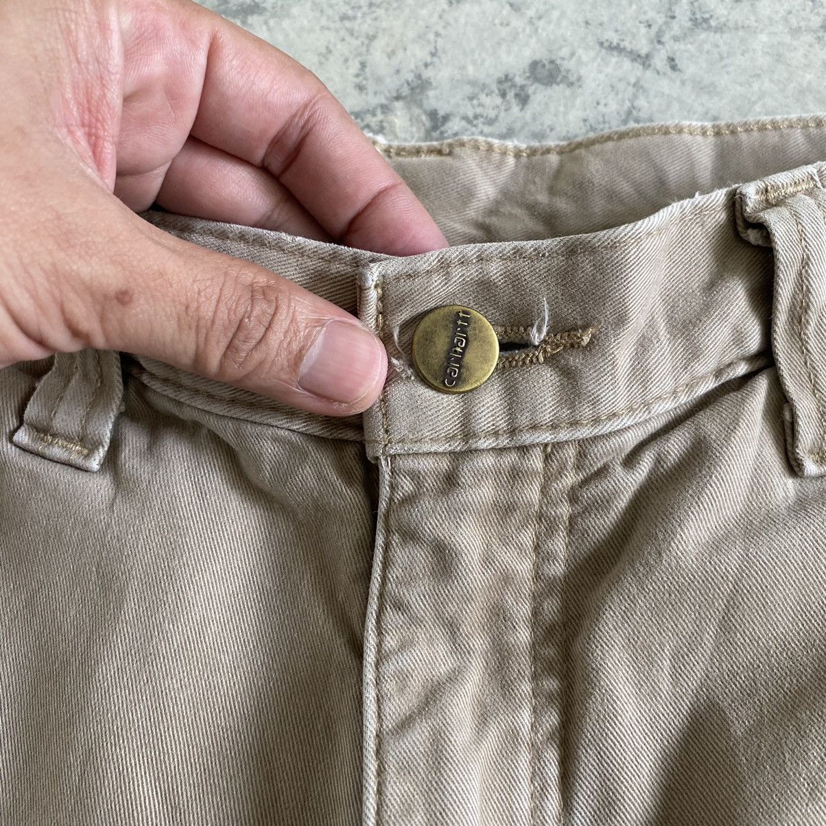 Carhartt Vintage Carhartt Blanket Lined Ripped Dirty Carpenter Pants Size US 29 - 15 Thumbnail