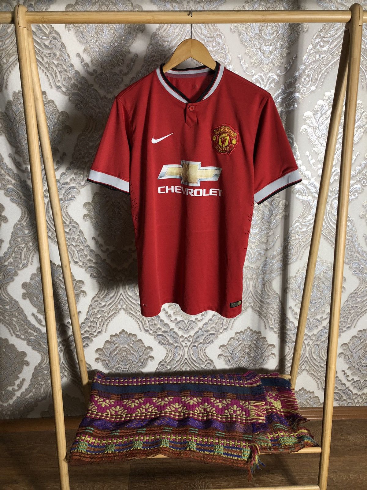 Nike VINTAGE NIKE FC MANCHESTER UNITED ENGLAND SOCCER JERSEY Y2K Size US XL / EU 56 / 4 - 1 Thumbnail