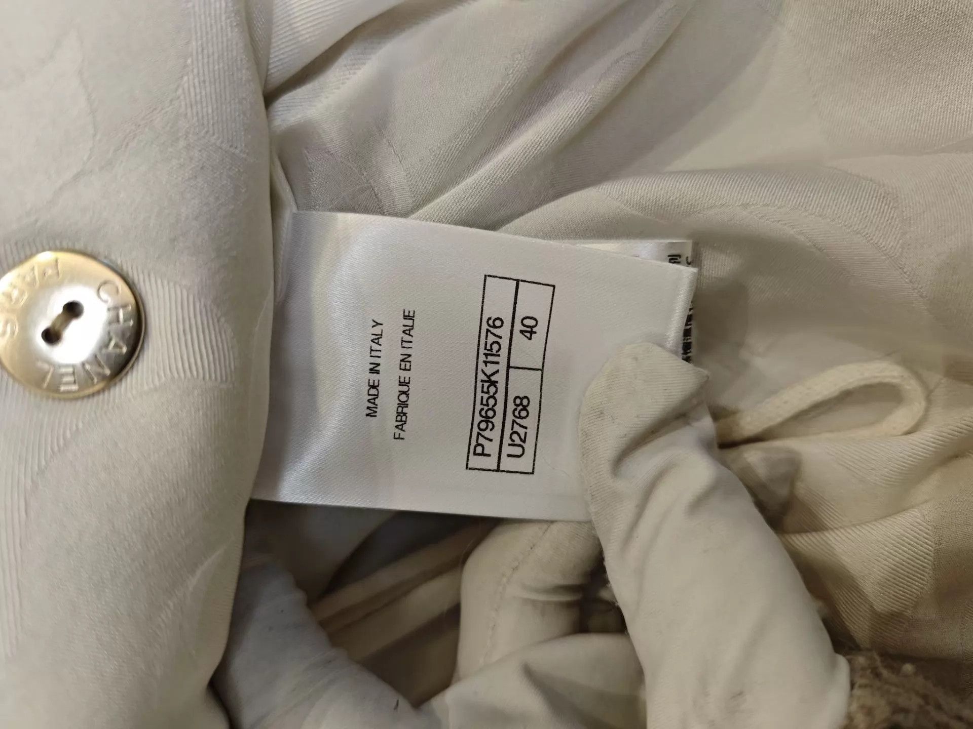 Chanel Chanel Khaki Mohair Jacket Size 40 Size M / US 6-8 / IT 42-44 - 2 Thumbnail