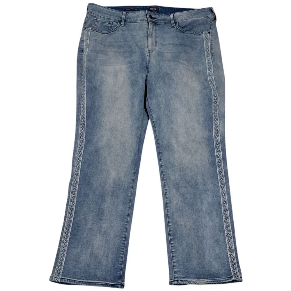 Other NYDJ Marilyn Straight Woven Side Trim Liftxtuck Technology L Size 40" / US 18 - 1 Thumbnail