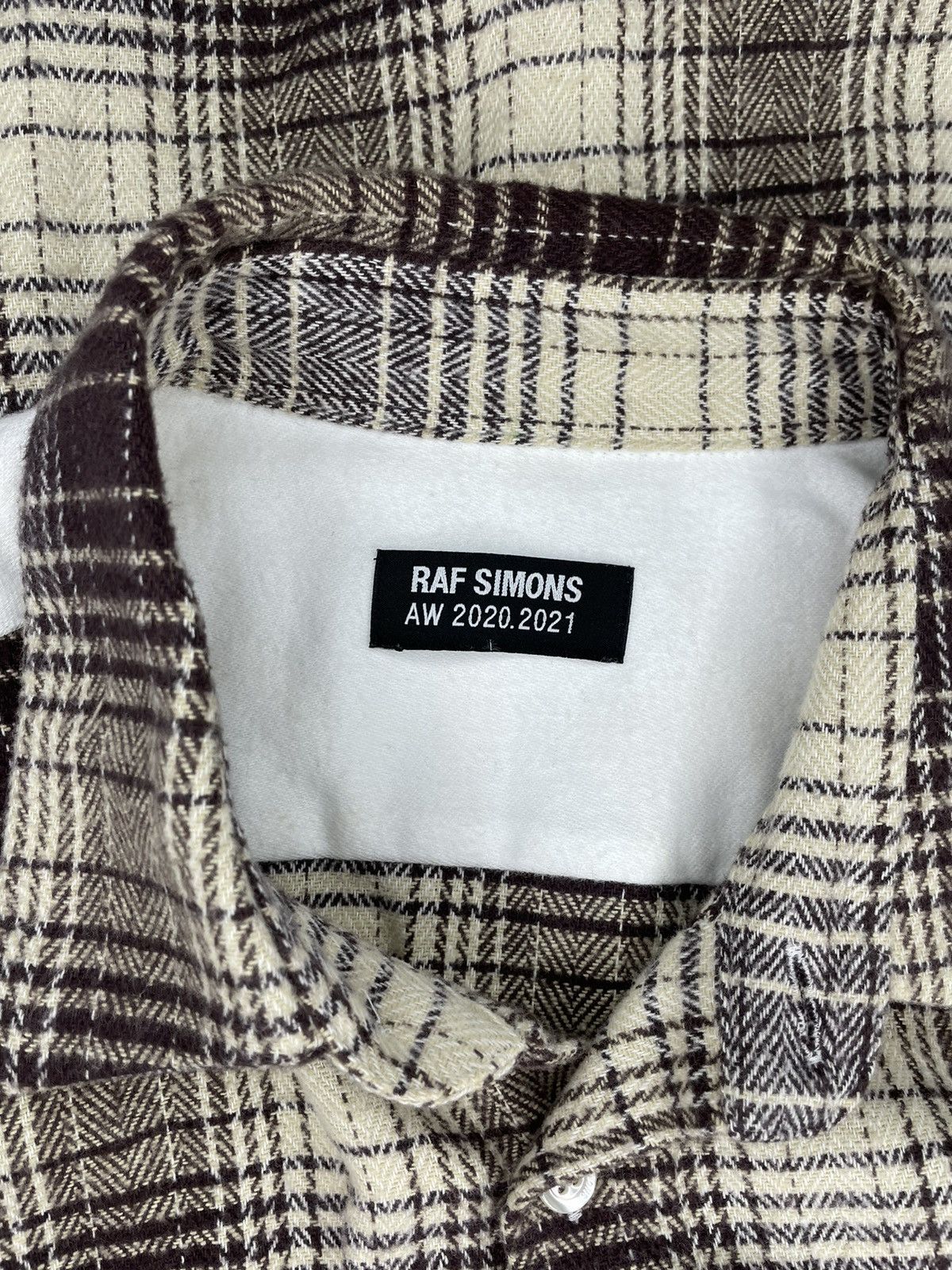 Raf Simons Raf Simons No Land Plaid Shirt Size US S / EU 44-46 / 1 - 7 Thumbnail