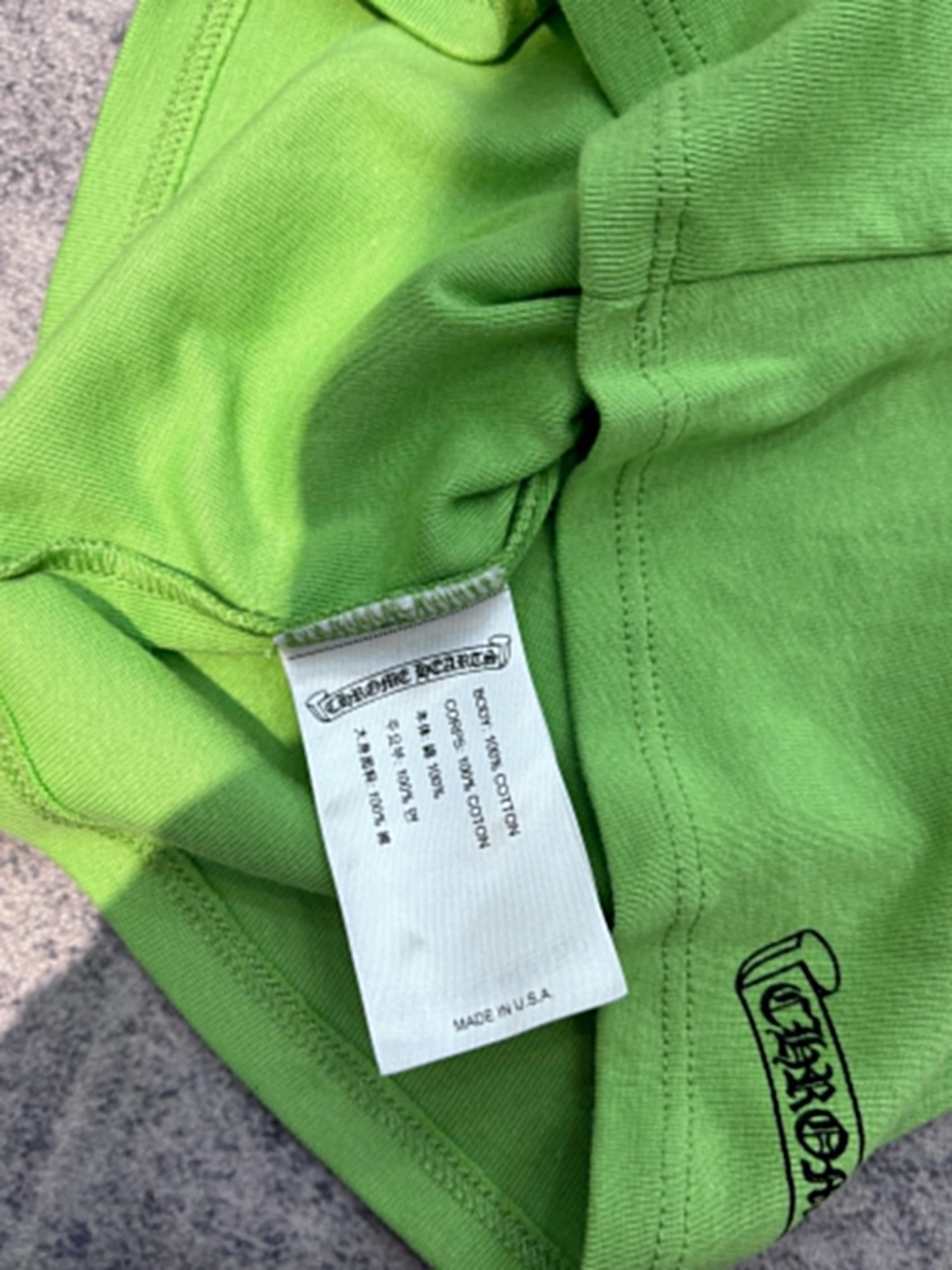 Chrome Hearts CHROME HEARTS Matty Boy Green Limited Short Sleeve Tee Size S / US 4 / IT 40 - 9 Thumbnail