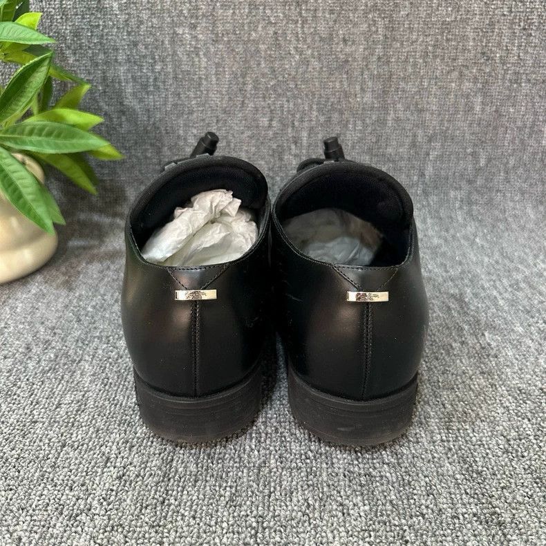 Louis Vuitton Louis Vuitton Men's Black Leather Dress Shoes-2506 Size US 9 / EU 42 - 3 Thumbnail