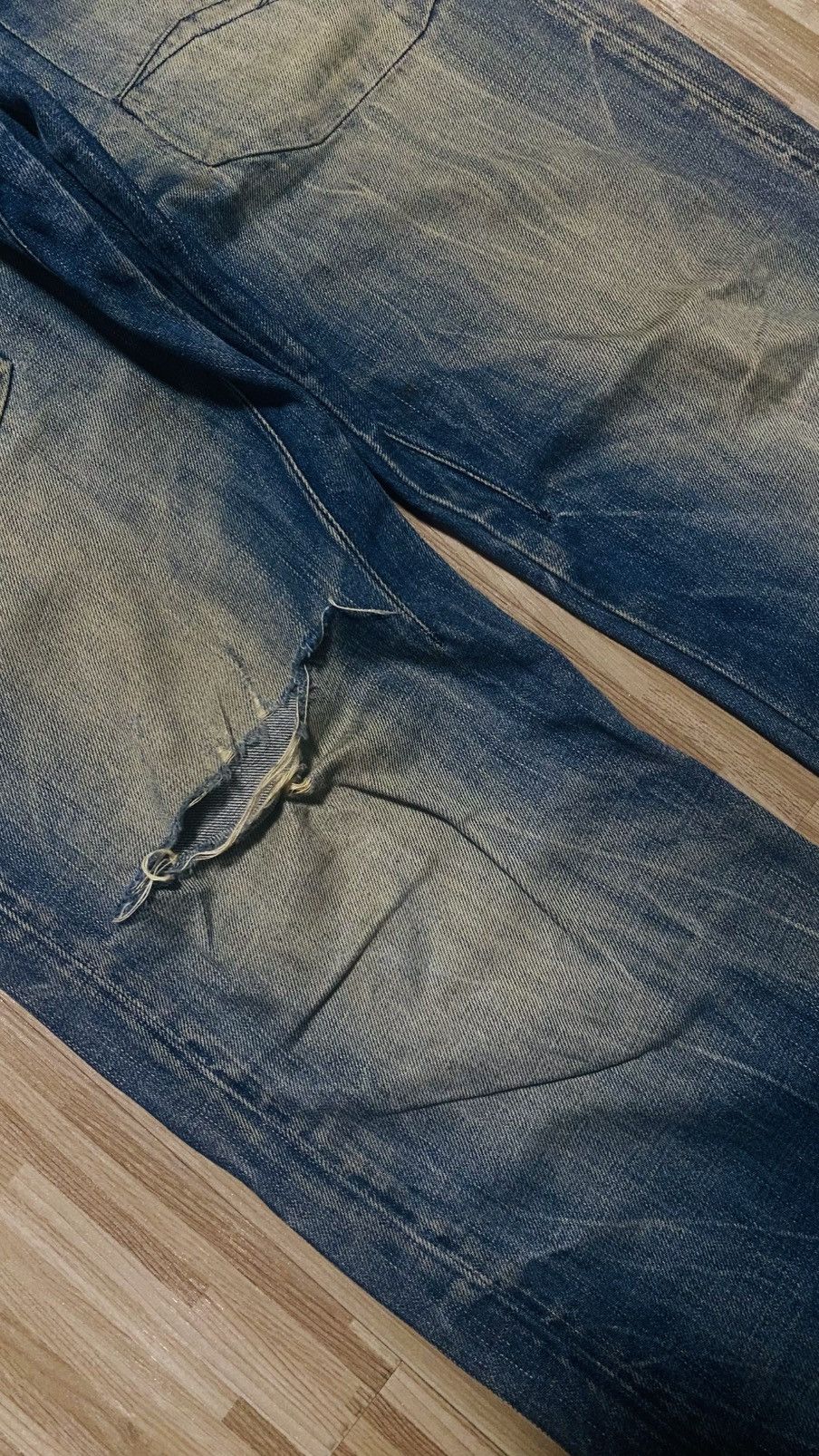 Vintage 💥VINTAGE JEANS💥REPLAY FLARE MADE IN TUNISIA💥 Size US 34 / EU 50 - 6 Thumbnail