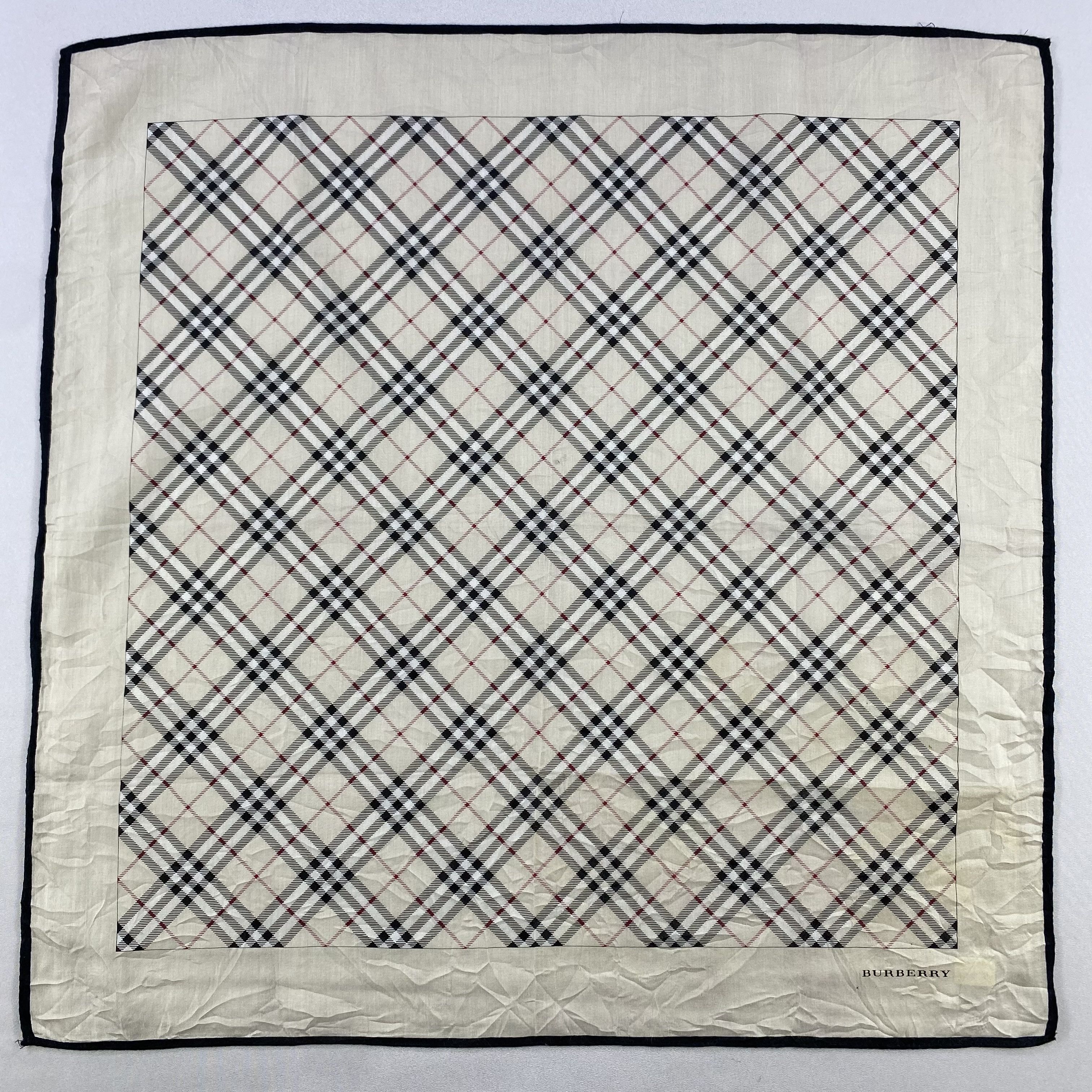 Burberry × Vintage Burberry Bandana/ Handkerchief / Neckerchief Size ONE SIZE - 1 Thumbnail