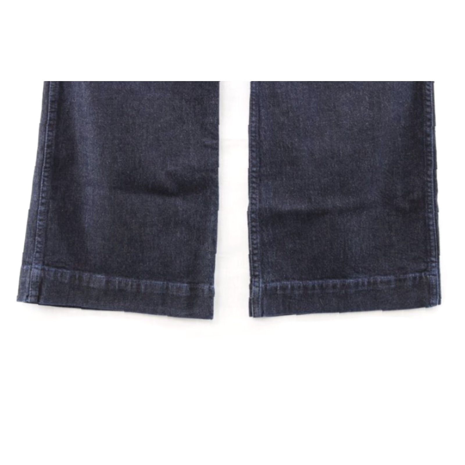 J.Crew J. Crew Wide Leg Baggy Trouser Jeans Women 32 Dark Blue Cotton Blend Denim Zip Relaxed Regular Blue 90s? Size 24" / US 00 / IT 34 - 3 Thumbnail