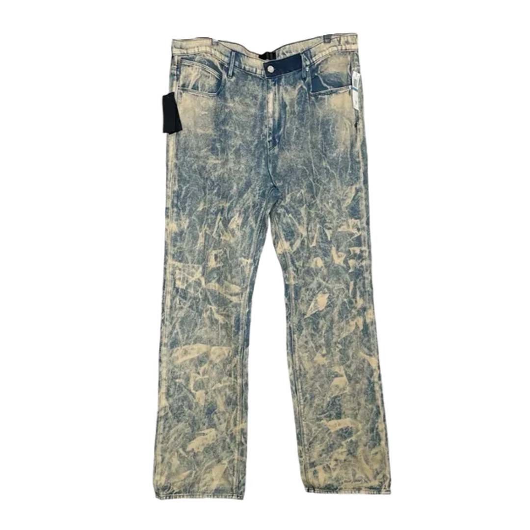 Rta Jonas Straight Leg Blue Albite Dyed Jeans Size US 34 / EU 50 - 1 Thumbnail