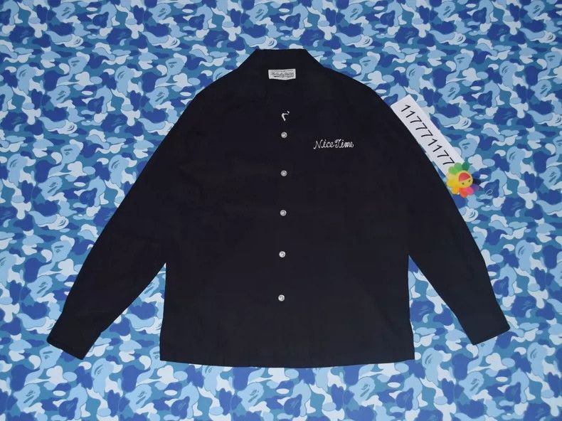 Wacko Maria Wacko maria Embroidered Tiger Roar Hawaiian Long Sleeve Sh Size US M / EU 48-50 / 2 - 1 Thumbnail