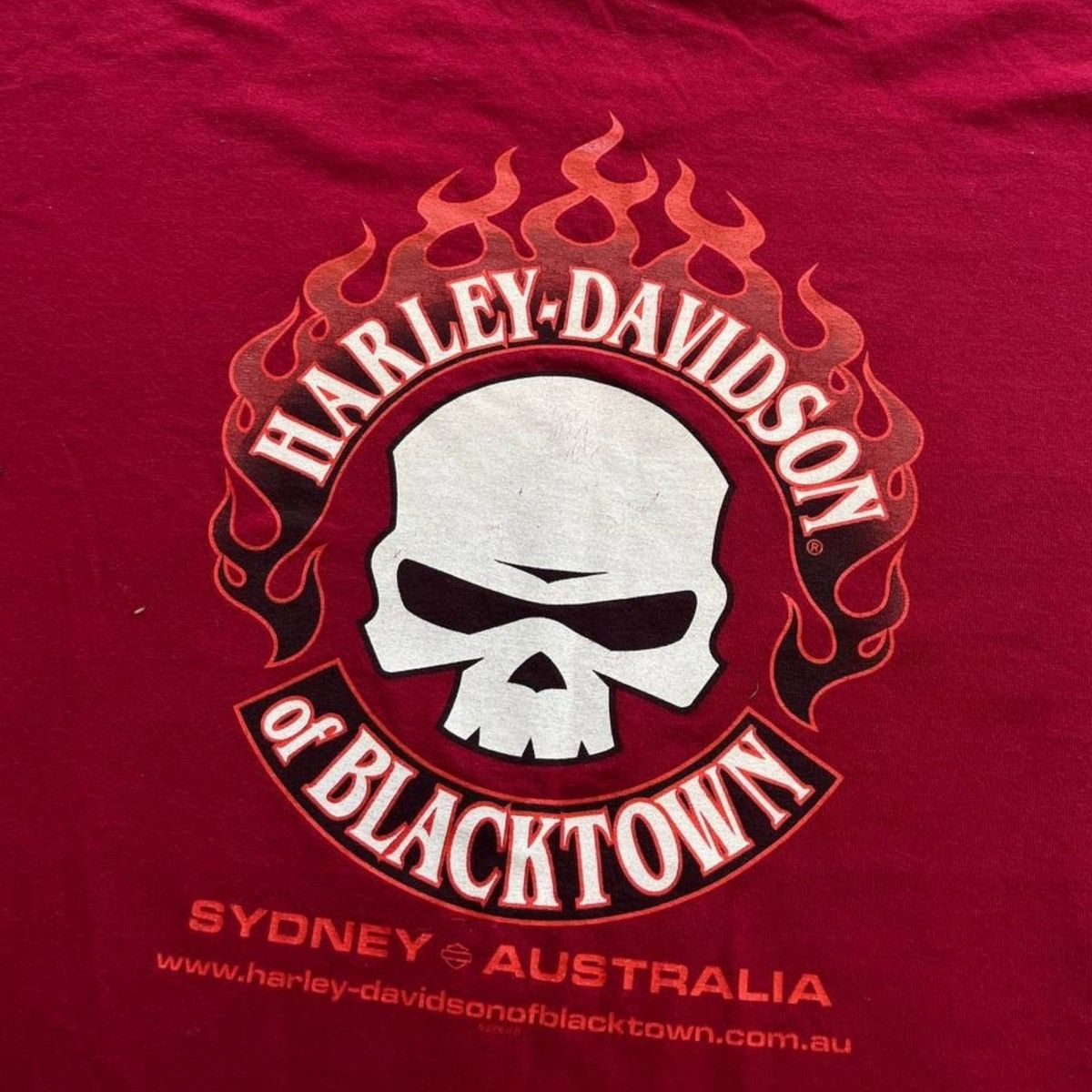 Harley Davidson × Vintage 2011 Harley Davidson of Blacktown Australia Tee T shirt Size US XL / EU 56 / 4 - 6 Thumbnail