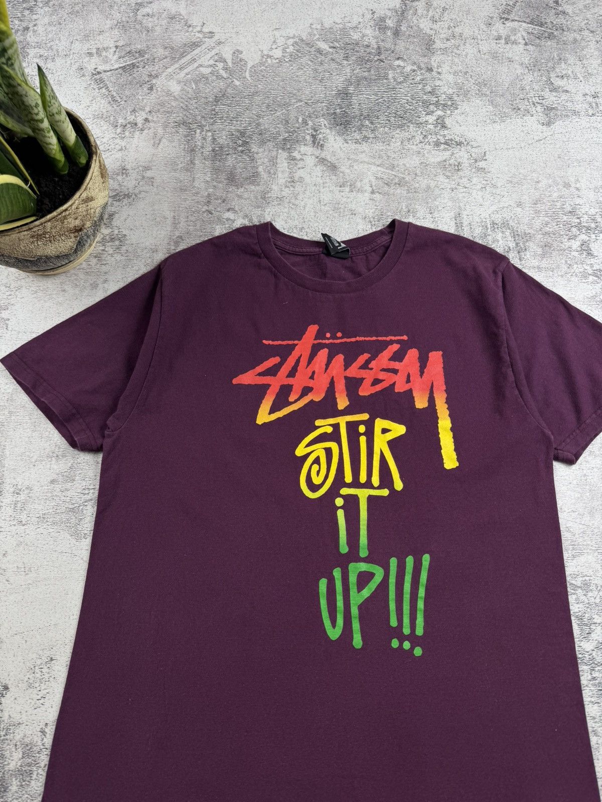 Stussy STUSSY Stir It Up! Cherry Logo Red Mexico USA Rap 90S Hip Hop T Shirt Tee Jersey Size US M / EU 48-50 / 2 - 5 Thumbnail