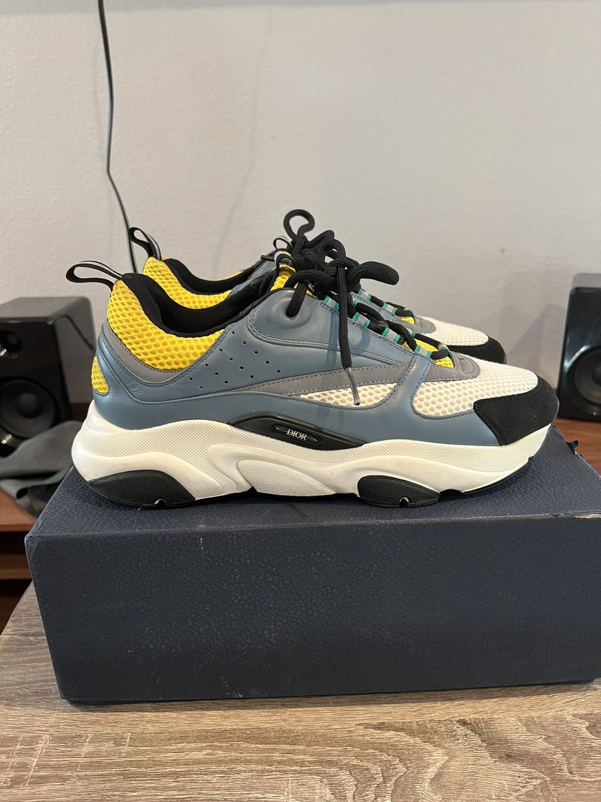 Dior Dior B22 Yellow/Teal Size US 11 / EU 44 - 1 Thumbnail