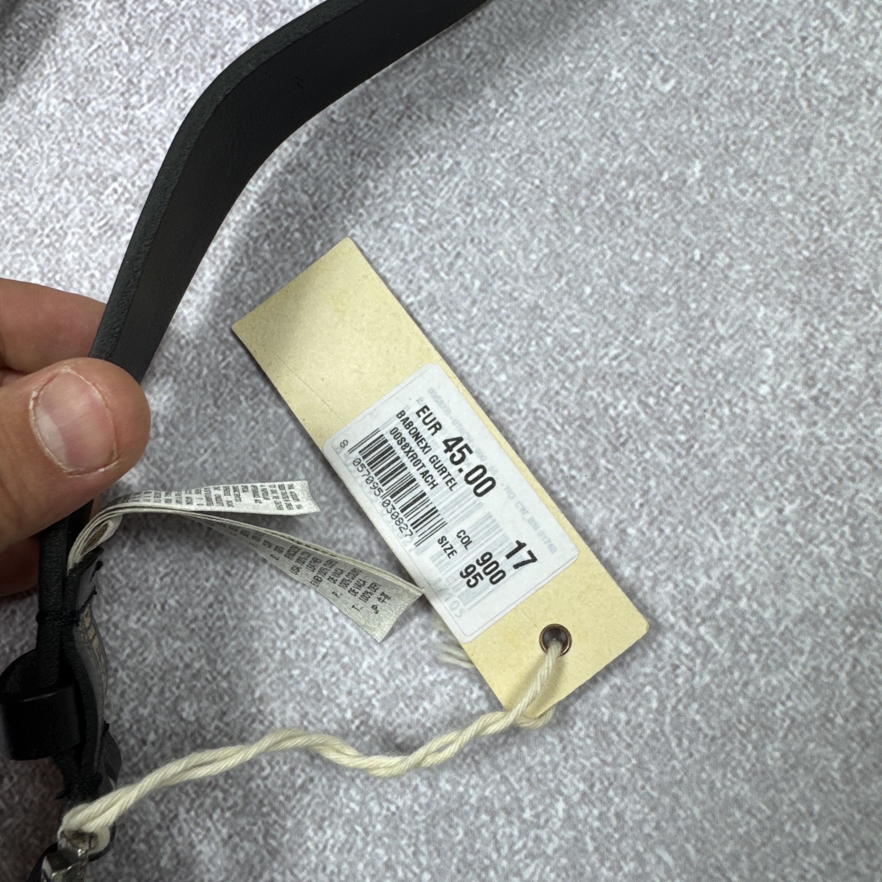 Diesel × Leather NEW DIESEL BABONEXI GURTEL BLACK LEATHER BELT SIZE 95cm / 38 Size 38 - 4 Thumbnail