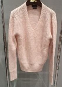 image of Tom Ford O1Loc1C0224 Tfk100Sz Knitwear In Light Pink, Men's (Size Medium)