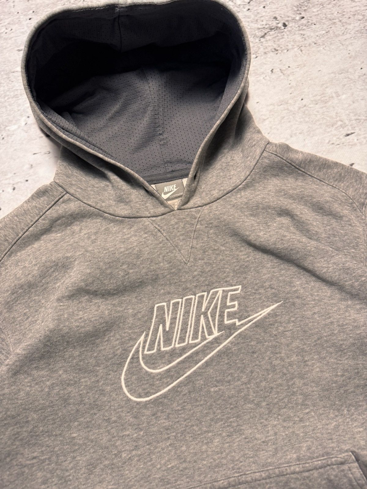 Nike × Vintage NIKE VINTAGE CENTER LOGO OVERSIZE BOXY HOODIE Size US M / EU 48-50 / 2 - 3 Thumbnail