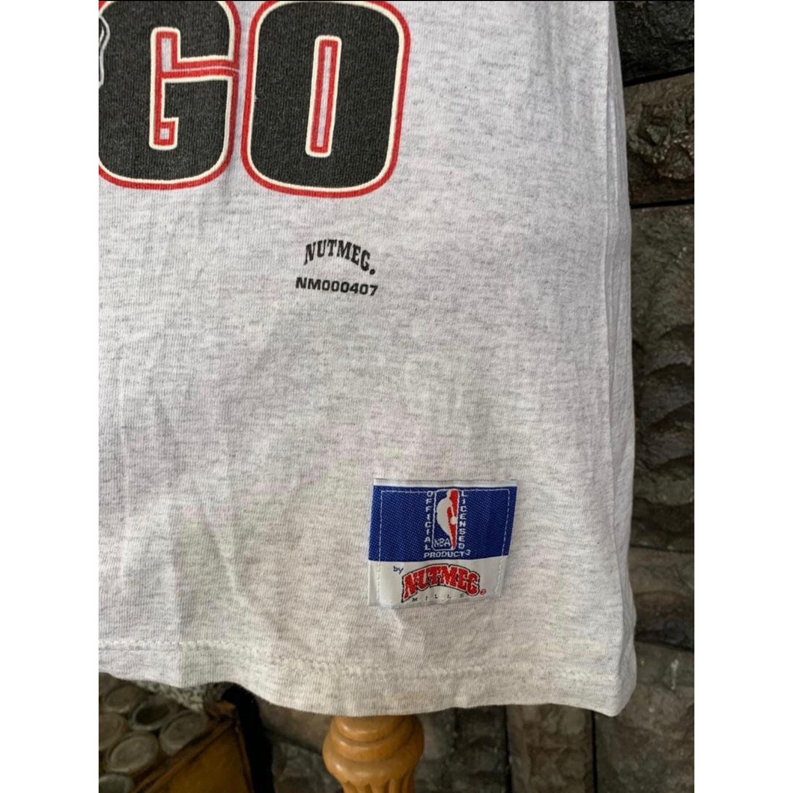 Vintage VTG Chicago Bulls Benny the Bull Nutmeg Mills Deadstock Size US L / EU 52-54 / 3 - 3 Thumbnail